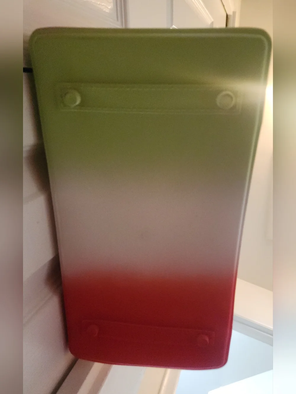 Jelly Bag!! Tricolor Gradient Tote Bag - Green White Red NWOT